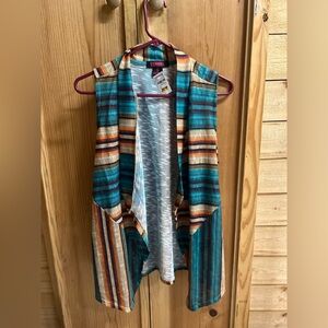 NWT rock & roll denim vest